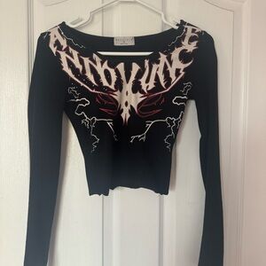 Crop top long sleeve